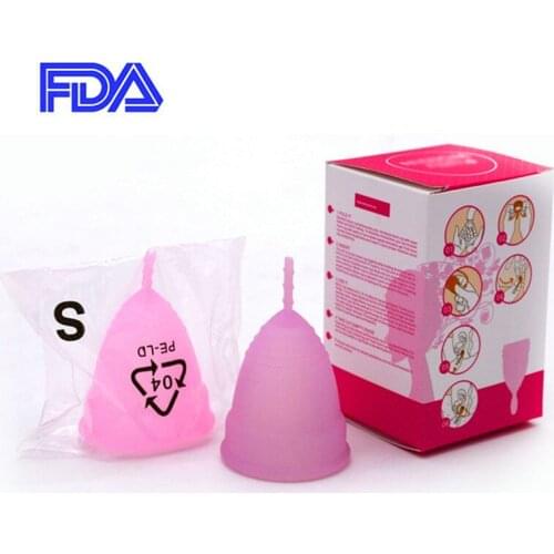Menstrual Cup Feminine Hygiene Menstrual Cup Medical Grade Silicone Copo Menstrual De Silicone Medica Reusable Women Period Cup
