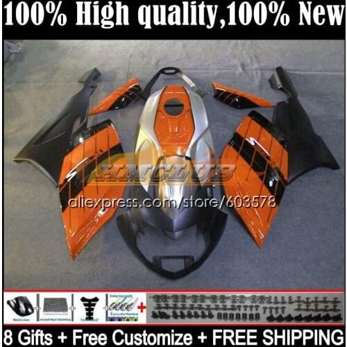 Body For BMW K 1200 S 1200S K1200S 05 06 07 08 09 10 47CL.48 K1200 S K-1200S 2005 2006 2007 2008 2009 2010 Fairing Orange black