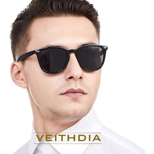 VEITHDIA Sunglasses Men Fashion Brand Designer Unisex Photochromic Polarized Mirror Male Eyewear Sun Glasses For Women V6116