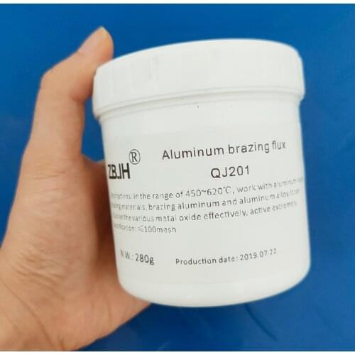 N.W. 280g Aluminum Welding Powder Brazing Flux QJ201 Low Temperature used in Welding AL Water Tank Etc