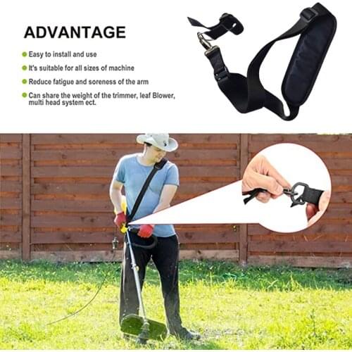 Blower Shoulder strap for Trimmer Leaf Blower Universal Adjustable Nylon Single Multifunction Double Buckle Brush Cutter