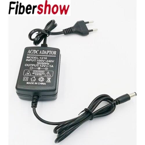 Switching EU Power Adapter input 100~250AC Output DC 12V1A ForMedia Converter Fiber Optical Fast/Gigabit Ethernet Switch