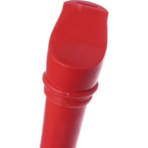 Plastic Instrument 8 Holes Musical Soprano Recorder Long Flute X3UA