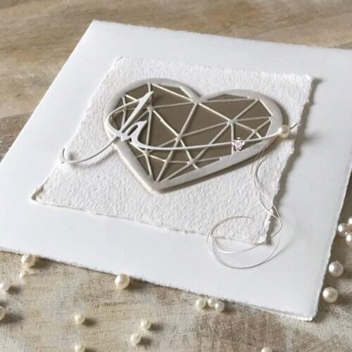 Mmao Crafts Metal Steel Cutting Dies New Heart-shaped decoration Stencil For DIY Scrapbooking Paper/photo Cards Embossing Dies