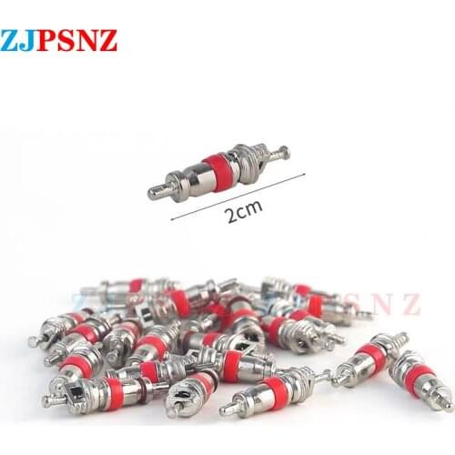 100Pcs Valve Core Detachable Replacement Bicycle Spool Mountain Bike Copper Nozzle Bicycle Motorcycles Zinc Alloy Valve Core