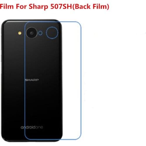 1/2/5/10 Pcs Ultra Thin Clear HD LCD Screen Protector Film With Cleaning Cloth Film For Sharp 507SH(Back Film)