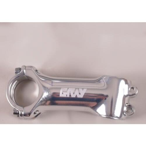 GRAY 25.4mm/31.8mm -7° 90mm Aluminum Alloy Fixie Bike Stem MTB Road Fixed Gear Bike Stem Riser Stand Pipe Bicycle Accessories