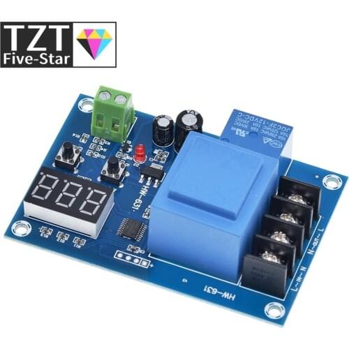 XH-M602 Digital Control Battery Charging Control Module AC 220V Lithium Storage Battery Charger Control Switch Protection Board