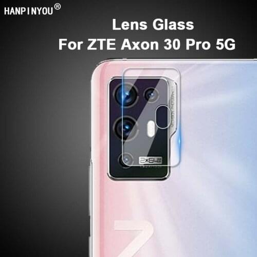 For ZTE Axon 30 Pro 5G 6.67" Clear Ultra Slim Back Rear Camera Lens Protector Cover Soft Fiber Tempered Glass Protection Film