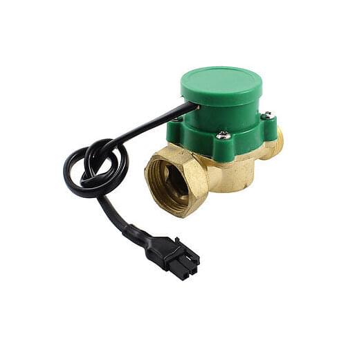1/2BSP Male to 3/4BSP Female Water Flow Sensor Control Switch 0.75-5L/min 120W 220V