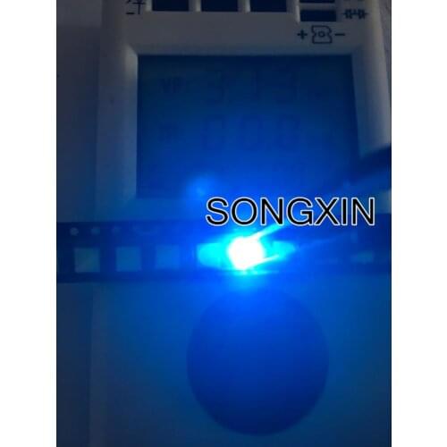 100PCS 5050 ice blue smd led Plcc-6 smd 5050 led Diode ice blue water clear blue led 5.0*5.0*1.9mm