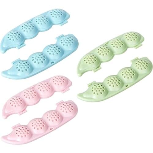 2 Pcs Peas shape Natural Camphor Ball Anti Moth moisture-proof Wardrobe Insect-resistant Pest Control