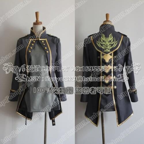 2016 Customized Movie God Eater 2 cosplay God Eater 2 Female Protagonist Blood 1 Captain Vice Captain Cosplay Costume