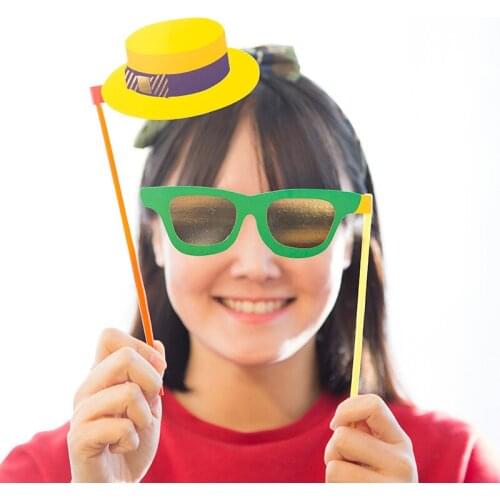 5 pcs/set Wedding Party Photo Booth Props Mustache Cat Ear Masks For Fun Photobooth Photocall Party Decorations Supplies