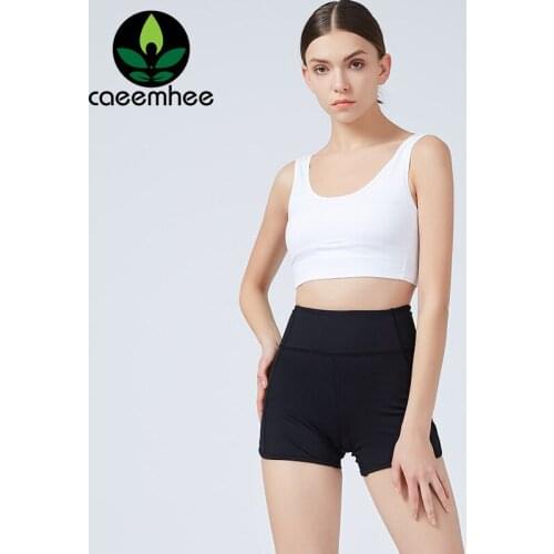 CAEEMHEE Two Piece Women Yoga Set Fitness Clothing Sport Outfit for Woman Padded Sports Bra High Waist Running Shorts Tracksuit