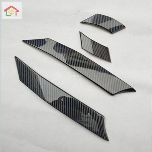 For Toyota RAV4 RAV 4 2019 2020 Chrome A Pillar C Pillar Cover Trim Front Rear Window Protection Decal Car Exterior Accessories