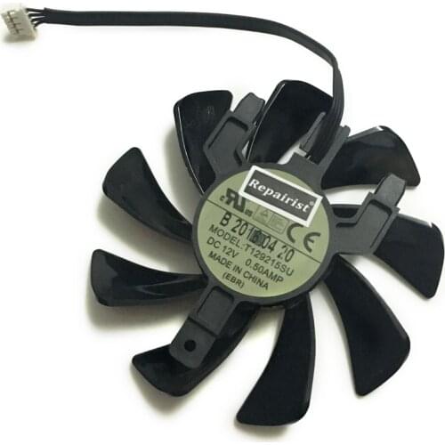 Sapphire RX 570 GPU Cooler Video Card fan for Radeon sapphire RX570 ITX graphics Card Cooling System As Replacement