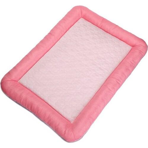 Summer Cooling Pet Mats Breathable Washable Pet Bed House Warm Sleeping Cat Cushion for Small and Medium Cats Dog Pet Supplies