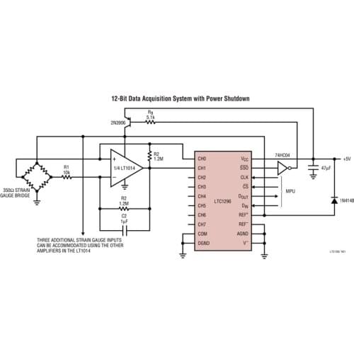 LTC1296BCSW LTC1296DCSW LTC1296CCSW LTC1296BISW LTC1296 - Single Chip 12-Bit Data Acquisition System
