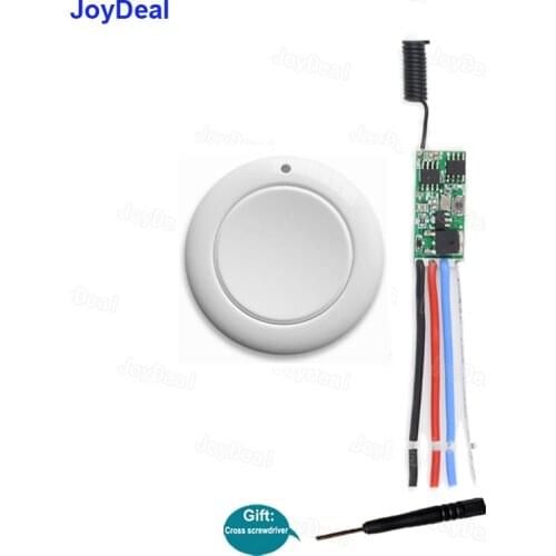 433MHz Mini Remote Control Switch Micro Receiver Electronic Door Lock Biometric Fingerprint Lock Doorbell DC 3.7V 6V 12V Diy Kit