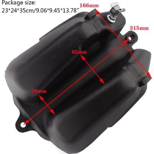 Upgraded Motorcycle Engine Parts Plastic Fuel Gasoline Tank Container Compatible with KLX110 Gasoline Can