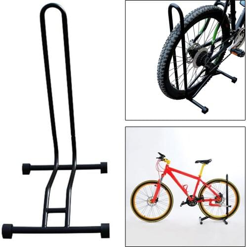 Bike Bicycle Floor Type Parking Rack Storage Display Stand Holder Repair Rack Vertical for Mountain and Road Bike Indoor Outdoor