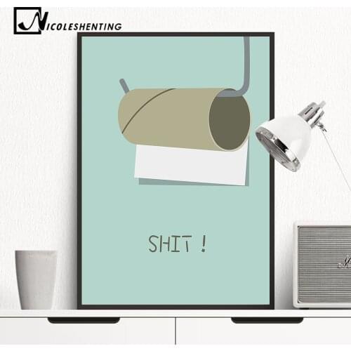 Wall Art Canvas Painting Minimalist Motivational Funny Quote Posters and Prints Wall Picture for Living Room Decoration