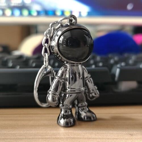 21NEW Fashion Otaku 3D Astronaut Space Robot Alien Spaceman Keychain Keyring Alloy Gift For Gadgets For Men Keychain Holder