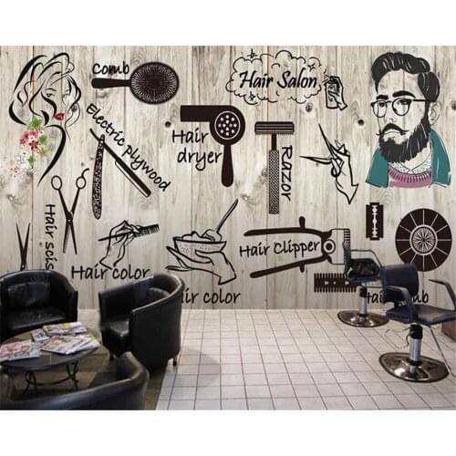 Custom modern Photo mural wallpaper hairdressing beauty nail shop background wallpaper for walls 3 d papel de parede Beibehang