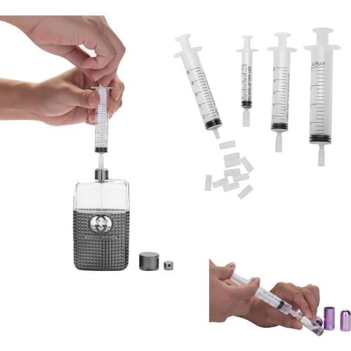 10pcs/lot 10ml Syringe Plastic Perfume Dispenser Tools Refill Perfume Syringe For Refillable Bottle Quantitative Dispensing