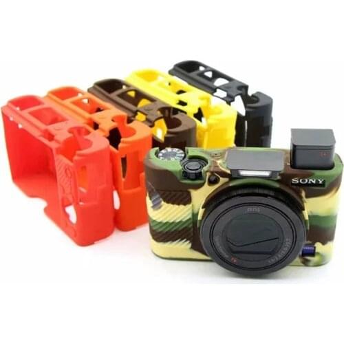 Silicone Rubber Camera Case Bag Cover For Sony RX100 III M3 RX100m4 RX100 IV RX-100IV RX 100m4 rx-100 M4 RX100 V M5