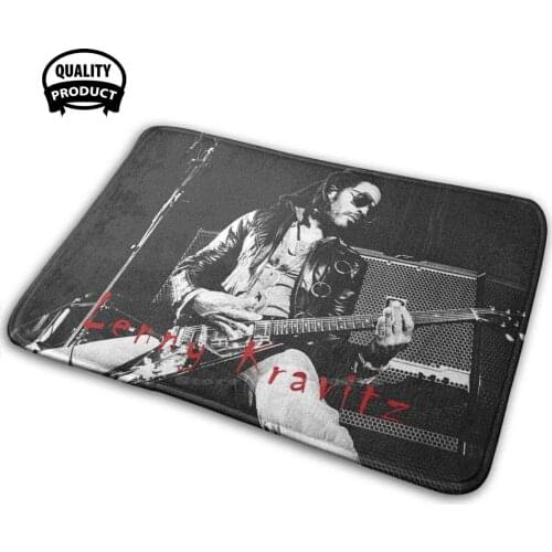 Sixlen Lenny Show Kravitz Here To Uk World Tour 2020 Soft House Family Anti-Slip Mat Rug Carpet Live Love Concert American