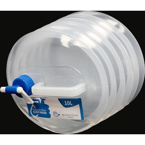 Camping Water Bag Container Portable Foldable Outdoor Hiking Soft Flask Sport Bottle Waterbag Storage Pack Reusable Water Tank