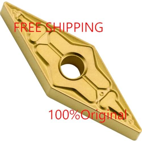 10PCS Carbide insert VNMG160404-TM T9125 high precision external metal turning tool lathe tool CNC machine parts turning blade