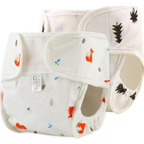 Waterproof Reusable Baby Cloth Diaper Cotton Diaper Pocket Leakproof Winter Newborn Super-absorbency Diaper Breathable Baby Care