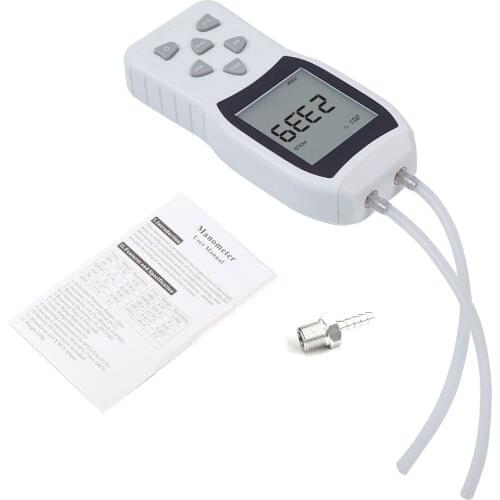 High precision digital differential pressure gauge tester meter