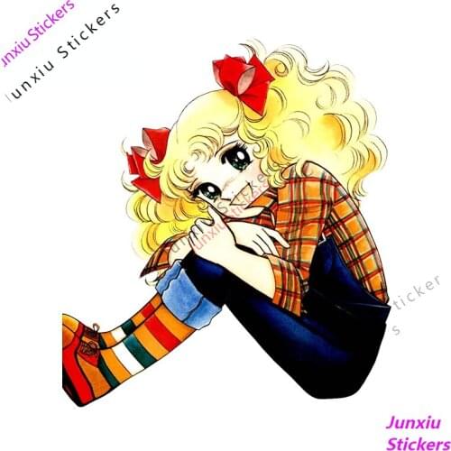 Candy and Terry Cartoon Anime Car Sticker Waterproof Sticker Styling Sunscreen Windshield Trunk Custom Printing Decor PVC13cm