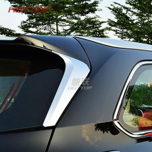 Rear Window Spoiler Side Wing Trim Cover For Toyota Highlander 2015-2018 Car Styling