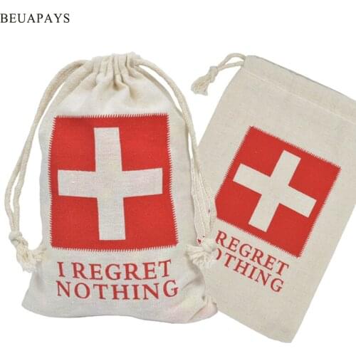 20pcs Cross Gift Bag I Regret Noting Hangover Kit Printed Cotton Candy Box Christ God Saint Christmas Decoration Party Favors