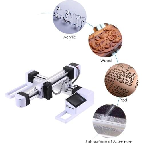 3000mW/7000mW DIY Computer Laser Engraver Logo Mark Printer Cutter Carver Engraving Carving Machine 15.5x17.5cm Carving Area