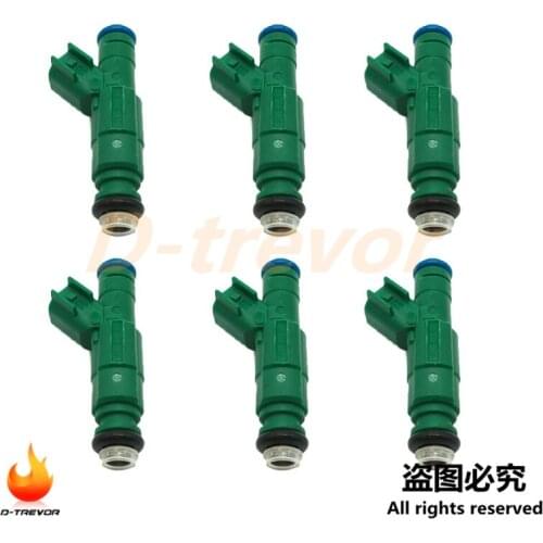 6PCS 0280156193 4M8G-AA Fuel Injectors For Mazda 3 5 6 2.3L