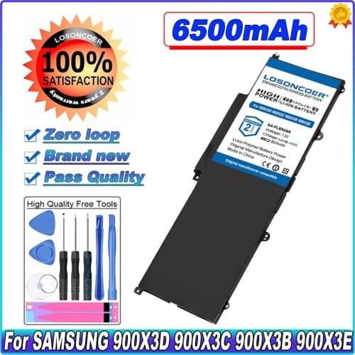 6500mAh New AA-PLXN4AR Laptop Battery 7.5V 44Wh For SAMSUNG Ultrabook 900X3D 900X3C 900X3B 900X3E NP900X3E NP900X3G NP900X3C