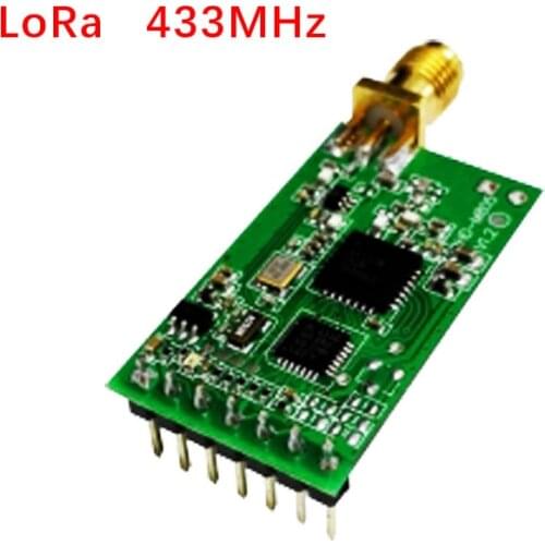 2 Pcs LoRa Wireless Module 433MHz RF Transmitter and Receiver Wireless Remote Transparent Transmission RS232 RS485 TTL