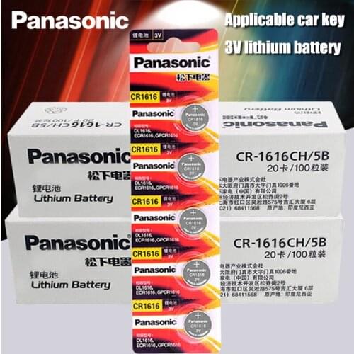 CR1616 200PCS Button Cell Coin Batteries Panasonic 100% Original cr 1616 3V Lithium Battery DL1616 ECR1616 LM1616