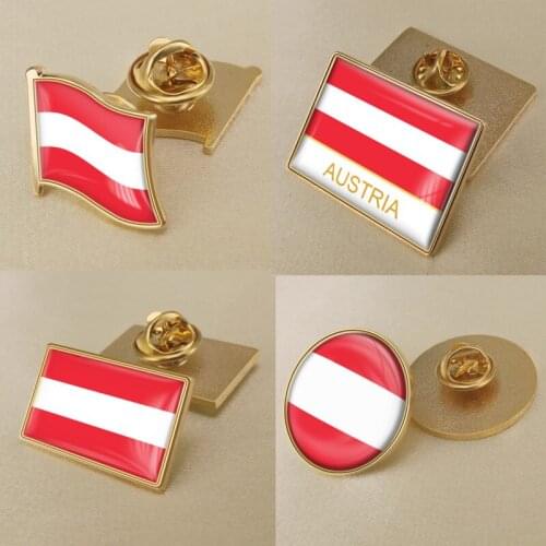 Coat of Arms of Austria/Austrian Flag National Emblem Brooch/Badges/Lapel Pins