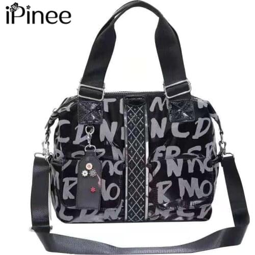 IPinee Handbag Women Purse Female Letter Leather Crossbody Shoulder Bags Large Capacity Handbags Stylish Messenger Bags Chic