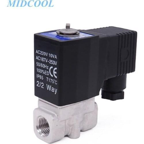 Fluid Control Valve 2L Series 2L050 2L050-10 2L050-15 Direct-acting And Normally Closed 3/8" 1/2" Terminal / Grommet Type