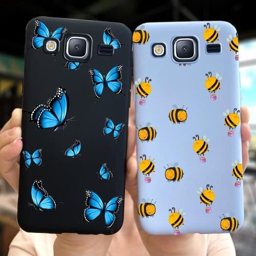Cute Bee Butterfly Cover For Samsung Galaxy J7 Core Nxt Neo SM-J701F/M Candy Silicone Case Couqe For Samsung J7 2015 Soft Cases