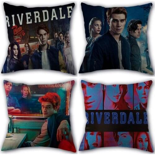 New Custom Riverdale TV Pillowcase High Quality Home Textile Cotton Linen Fabric 45x45cm One Side Decoration Pillow Covers