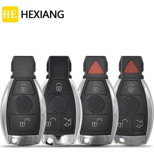 HE Xiang Car Remote Key Shell Case For Mercedes Benz A B C E S Class W245 W204 W205 W210 W212 W221 W222 CLK CLA BGA NEC Case